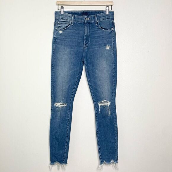 Mother High Waisted Ankle Looker Chew - size 29 - Picture 1 of 9